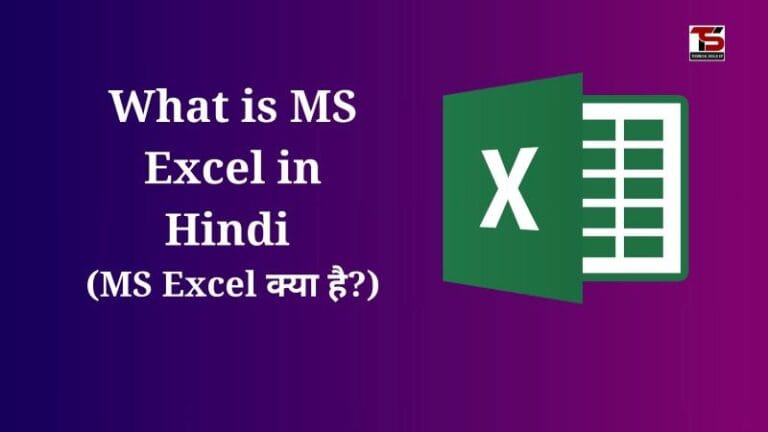 MS Excel Kya Hai | What is MS Excel in Hindi (MS Excel क्या है?)