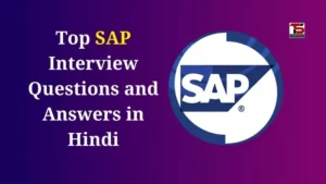 Top SAP Interview Questions and Answers in Hindi