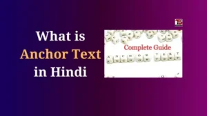 What is Anchor Text in Hindi