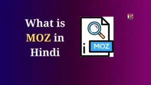 What is Moz in Hindi